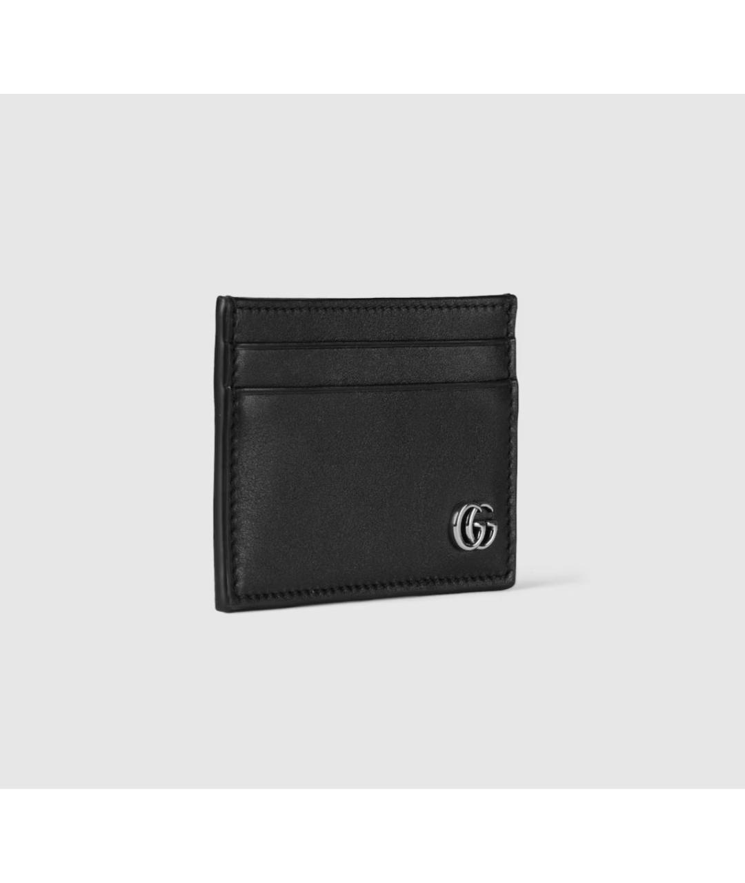 GUCCI Черный кожаный кардхолдер, фото 3