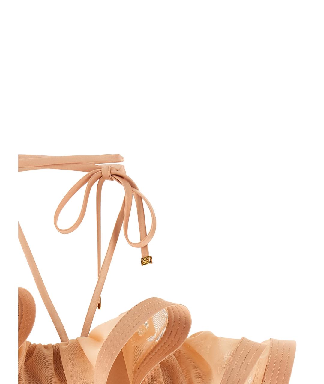 ELISABETTA FRANCHI Розовая полиамидовая блузы, фото 3