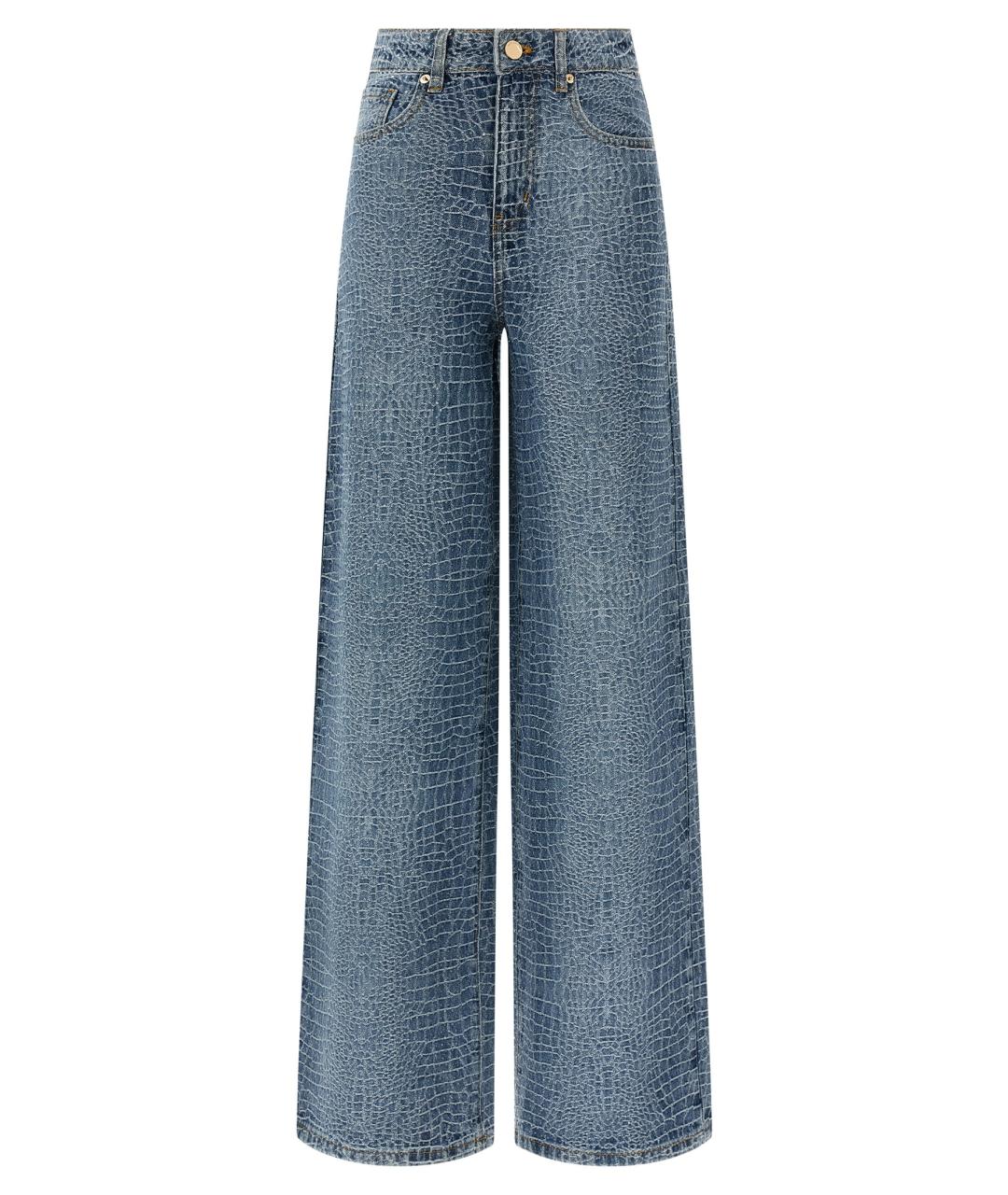 SELF-PORTRAIT Мульти хлопковые прямые джинсы, фото 1