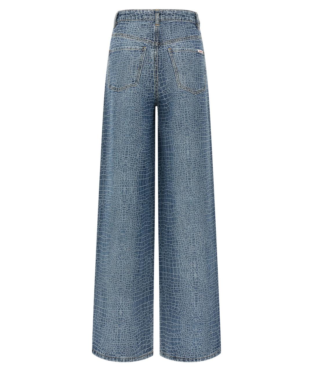 SELF-PORTRAIT Мульти хлопковые прямые джинсы, фото 2