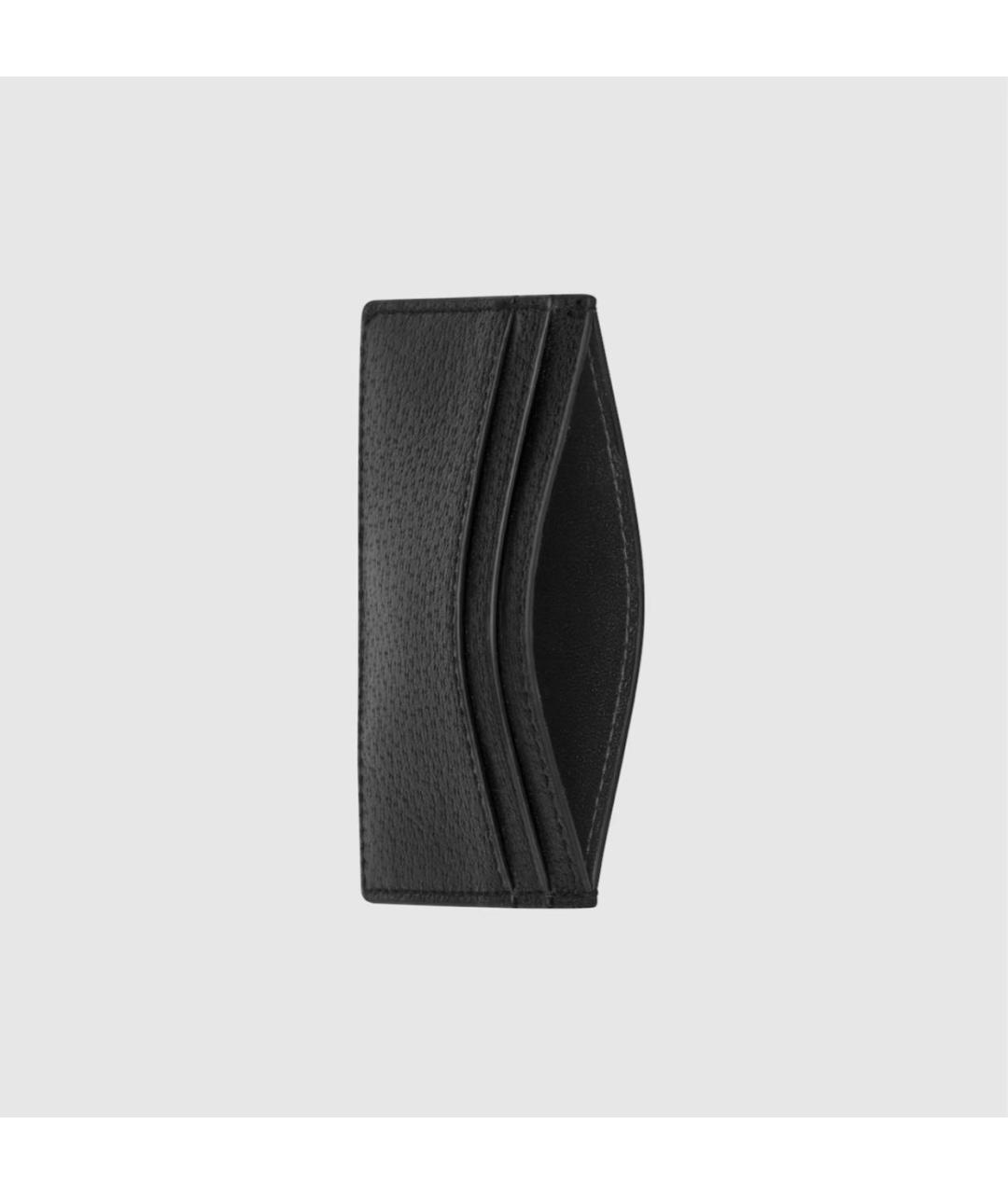 GUCCI Черный кожаный кардхолдер, фото 2