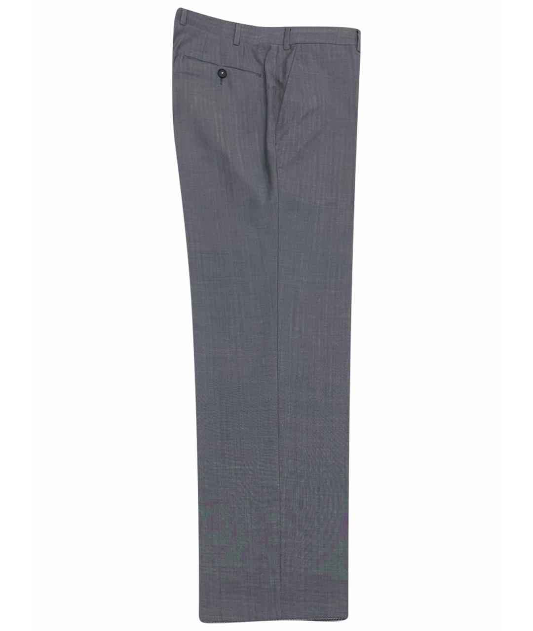 LANVIN Бежевые шерстяные классические брюки, фото 1