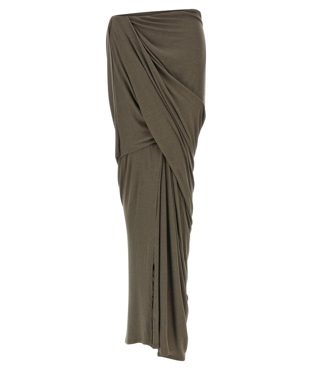 entire studios Серая шерстяная юбка макси, фото 1