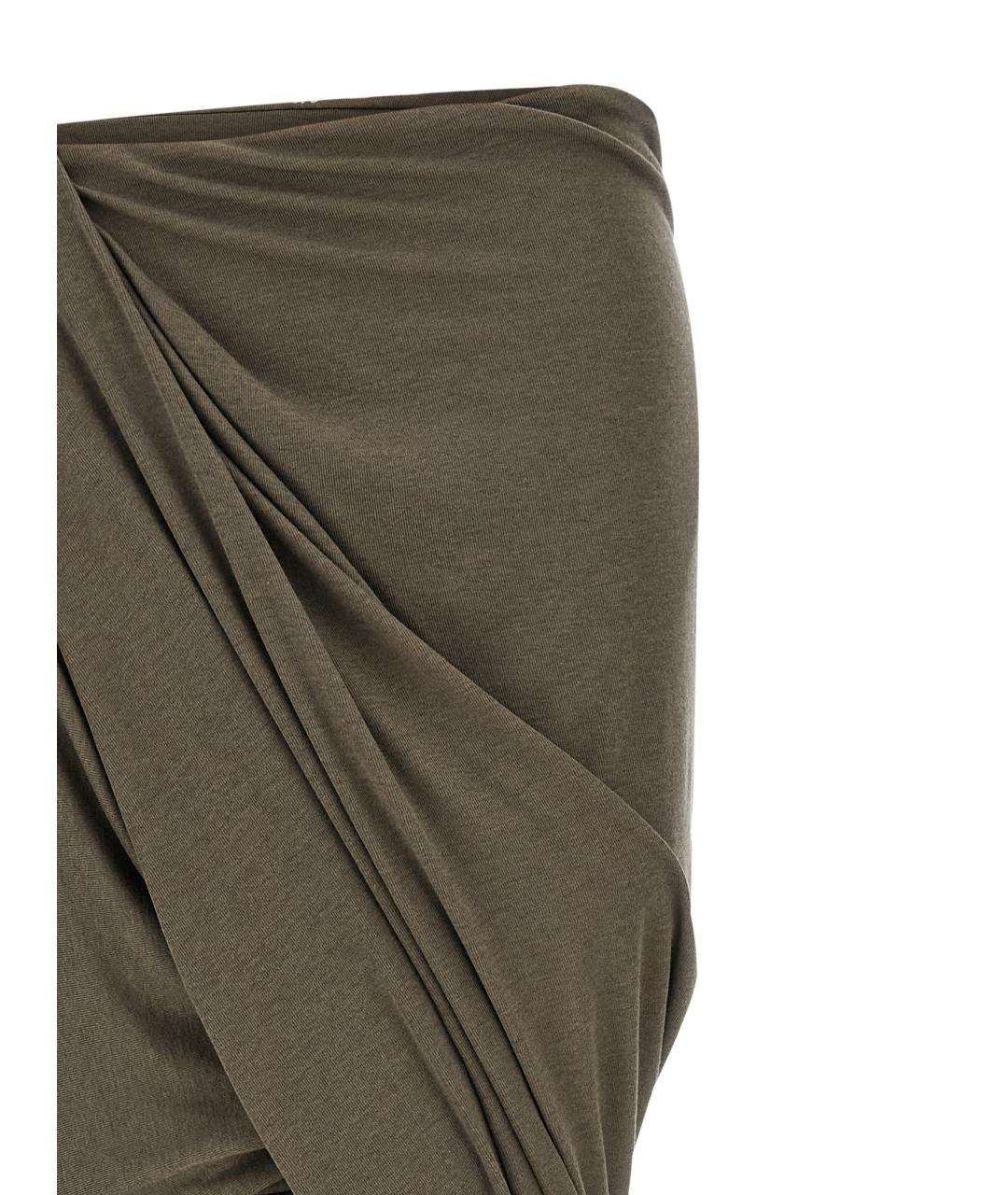 entire studios Серая шерстяная юбка макси, фото 3