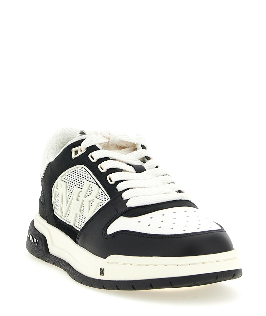 AMIRI Белые кожаные низкие кроссовки / кеды, фото 2