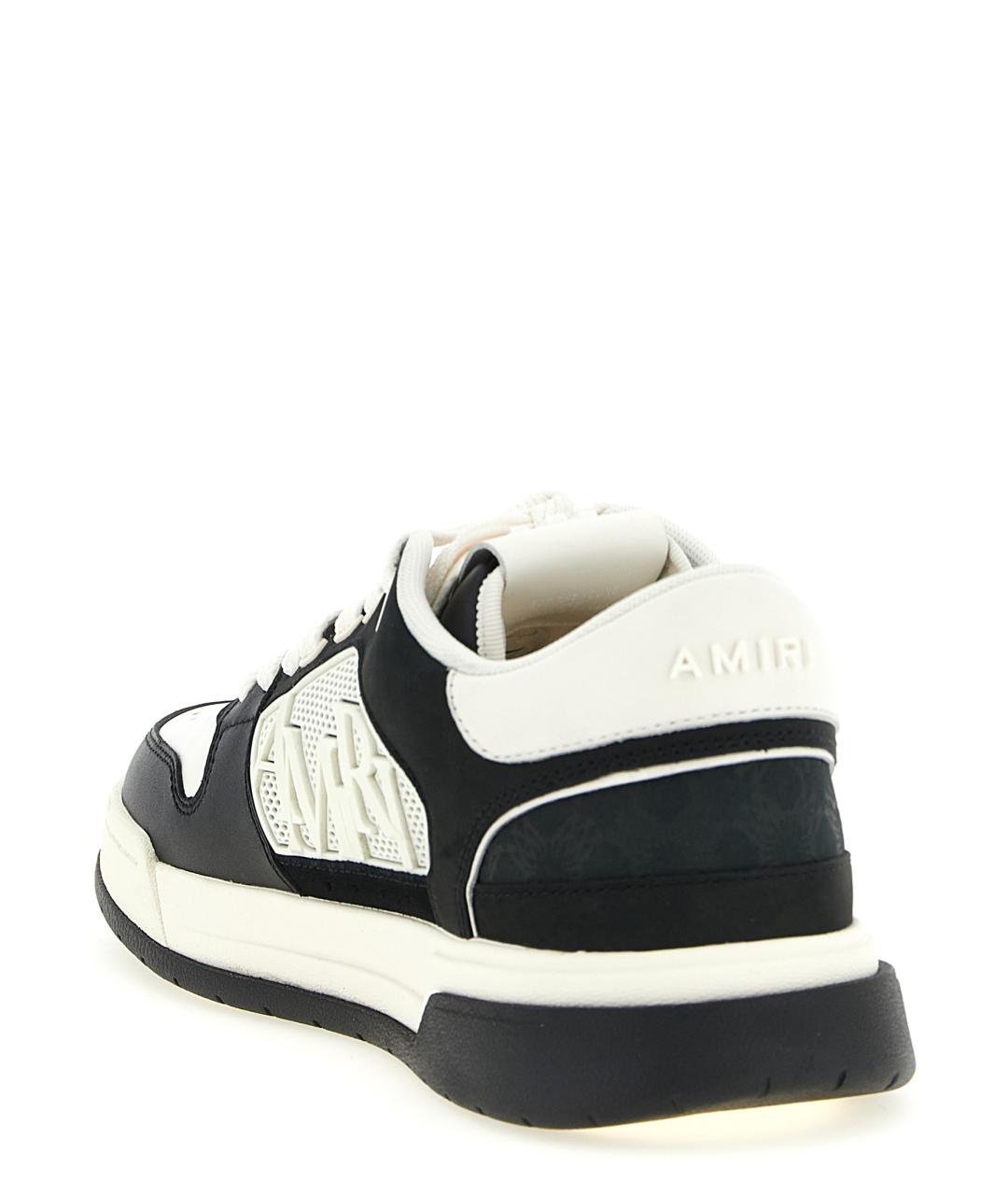 AMIRI Белые кожаные низкие кроссовки / кеды, фото 3