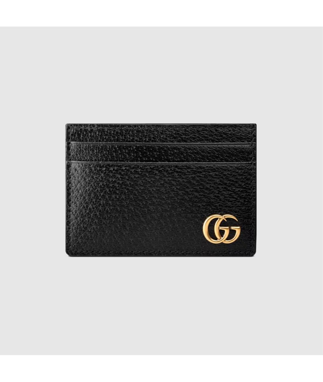 GUCCI Черный кожаный кардхолдер, фото 4