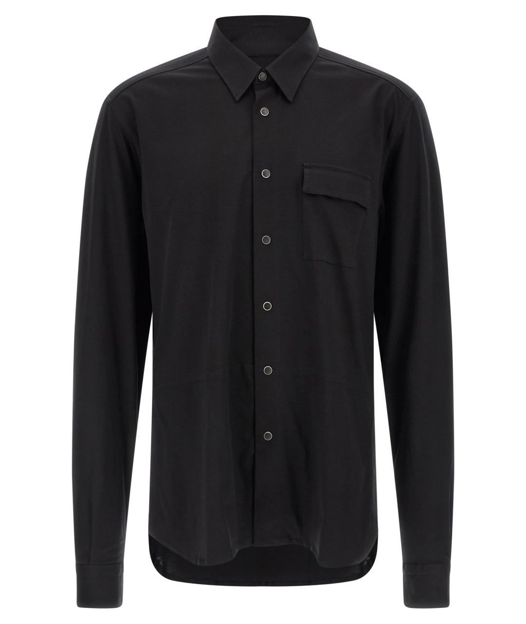 KITON Черная хлопковая кэжуал рубашка, фото 1