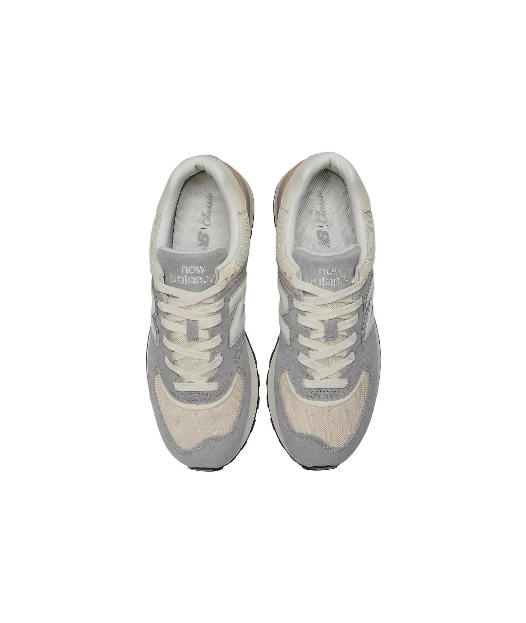 NEW BALANCE Серые замшевые кроссовки, фото 4