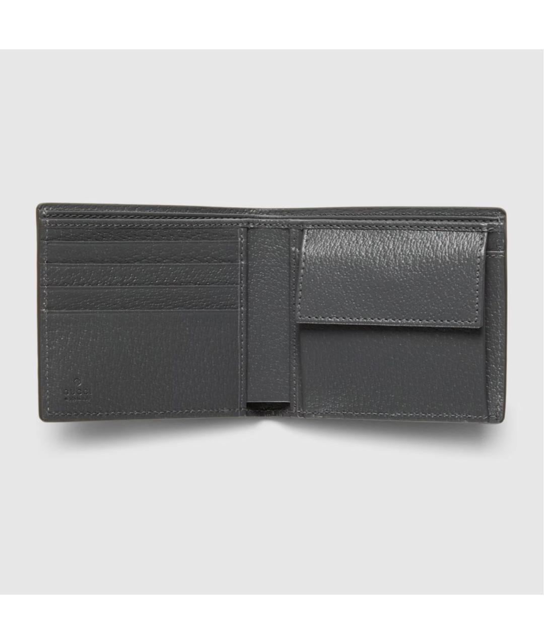 GUCCI Антрацитовый кошелек, фото 2