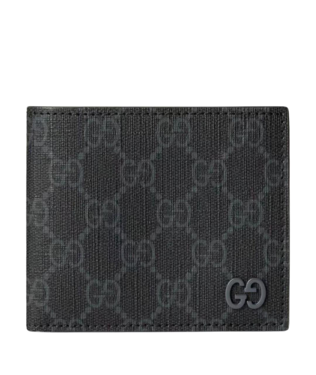 GUCCI Антрацитовый кошелек, фото 1