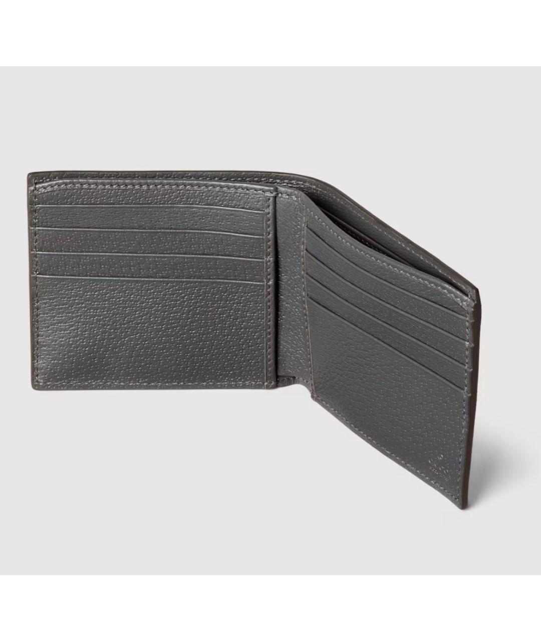 GUCCI Антрацитовый кошелек, фото 4