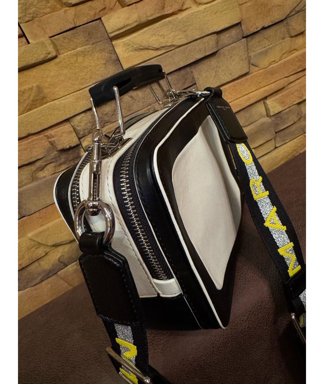 MARC JACOBS Белая кожаная сумка через плечо, фото 3