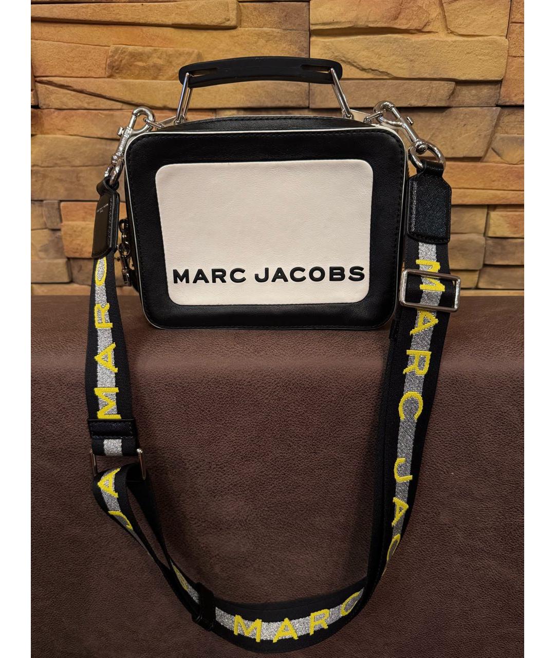 MARC JACOBS Белая кожаная сумка через плечо, фото 8