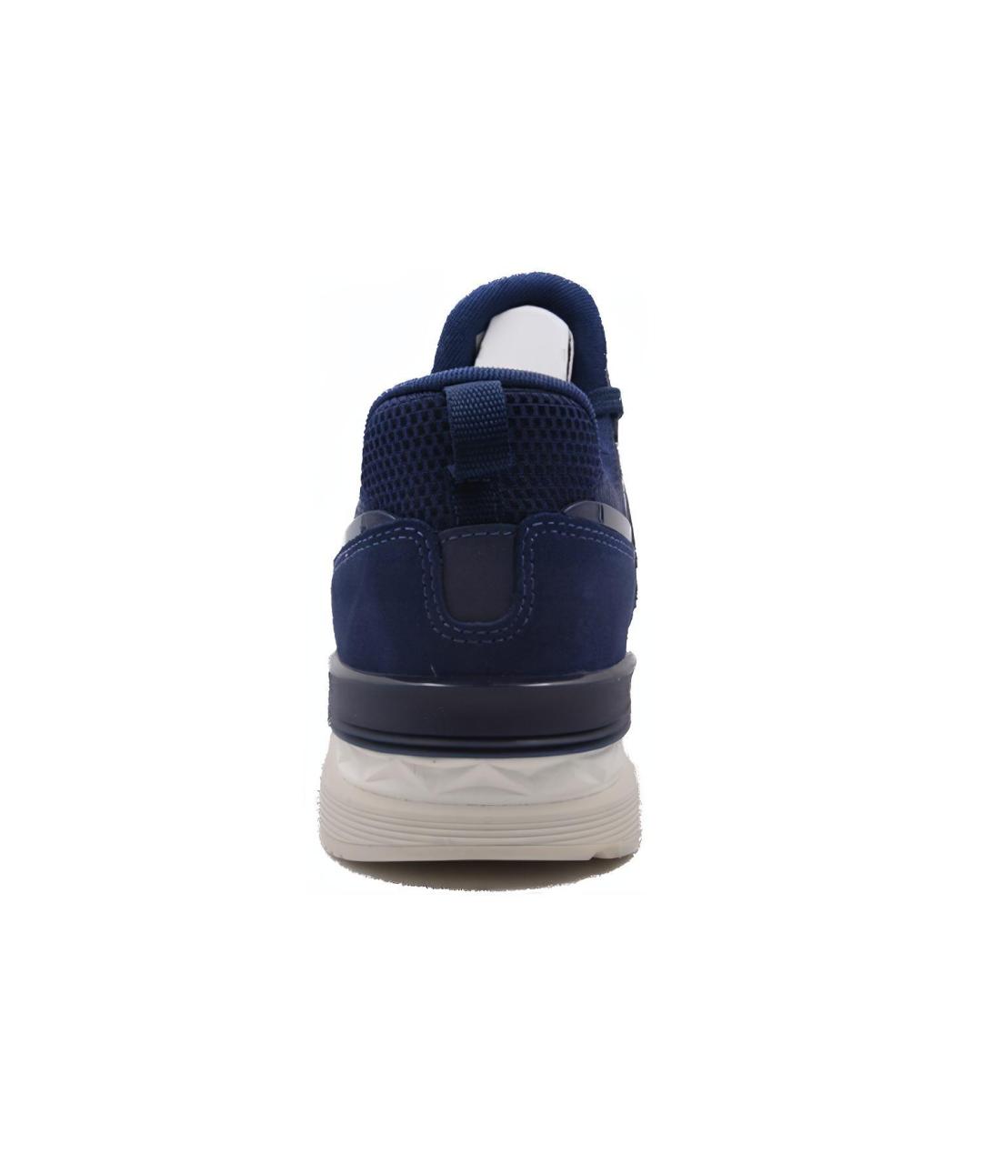 NEW BALANCE Синие кожаные кроссовки, фото 4