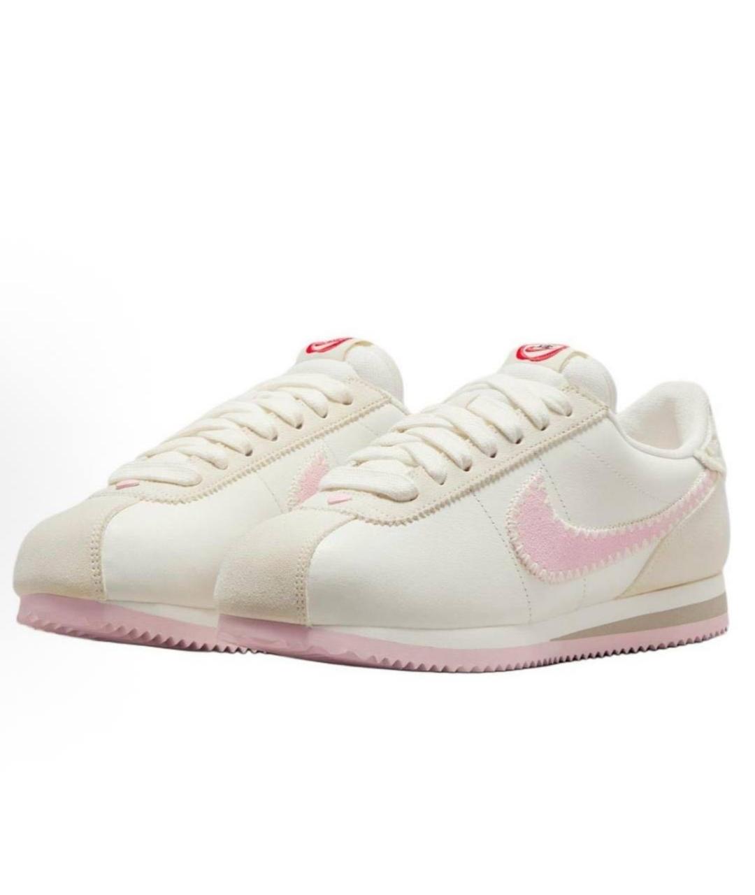 NIKE Белые кожаные кроссовки, фото 2