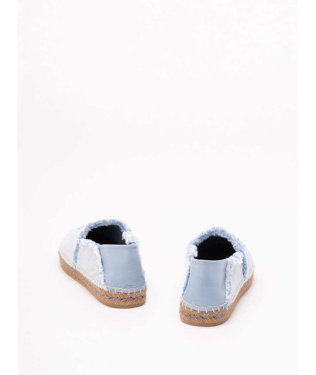 JIMMY CHOO Голубые текстильные эспадрильи, фото 3