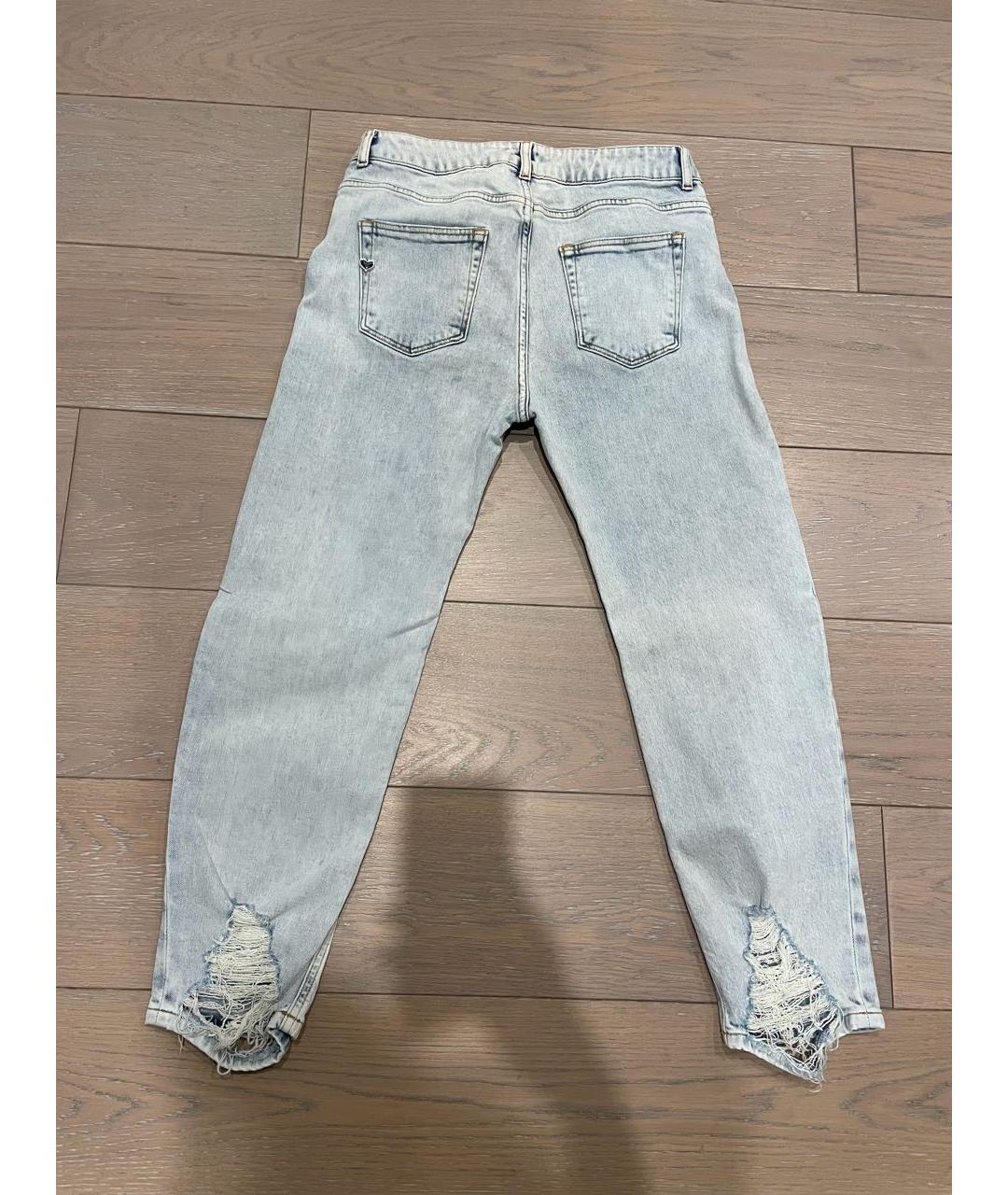 MAJE Голубые джинсы слим, фото 2