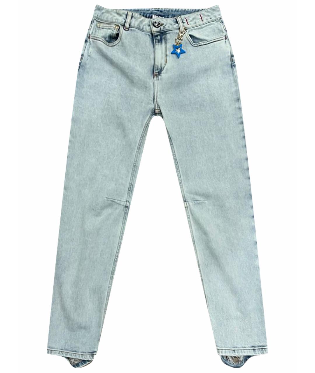 MAJE Голубые джинсы слим, фото 1