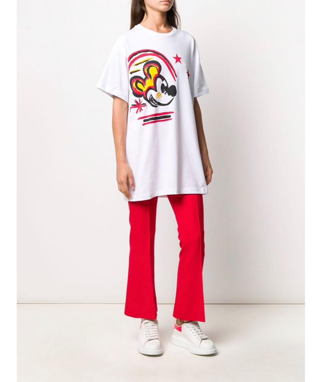 ICEBERG Белая хлопковая футболка, фото 3