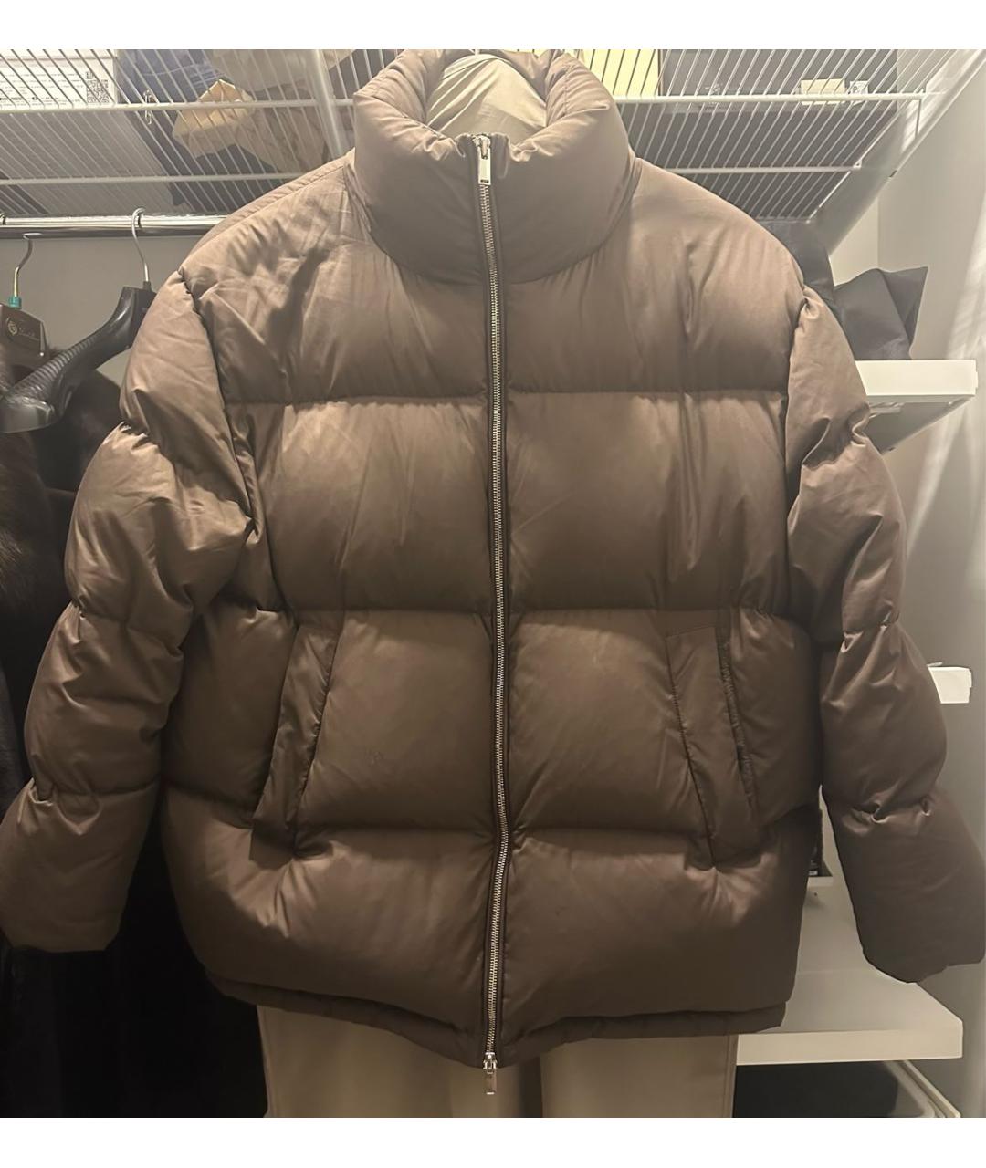 12 STOREEZ Коричневая полиэстеровая куртка, фото 4