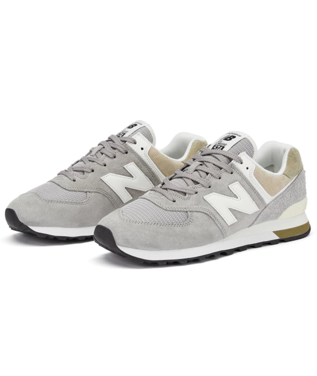 NEW BALANCE Серые кроссовки, фото 2