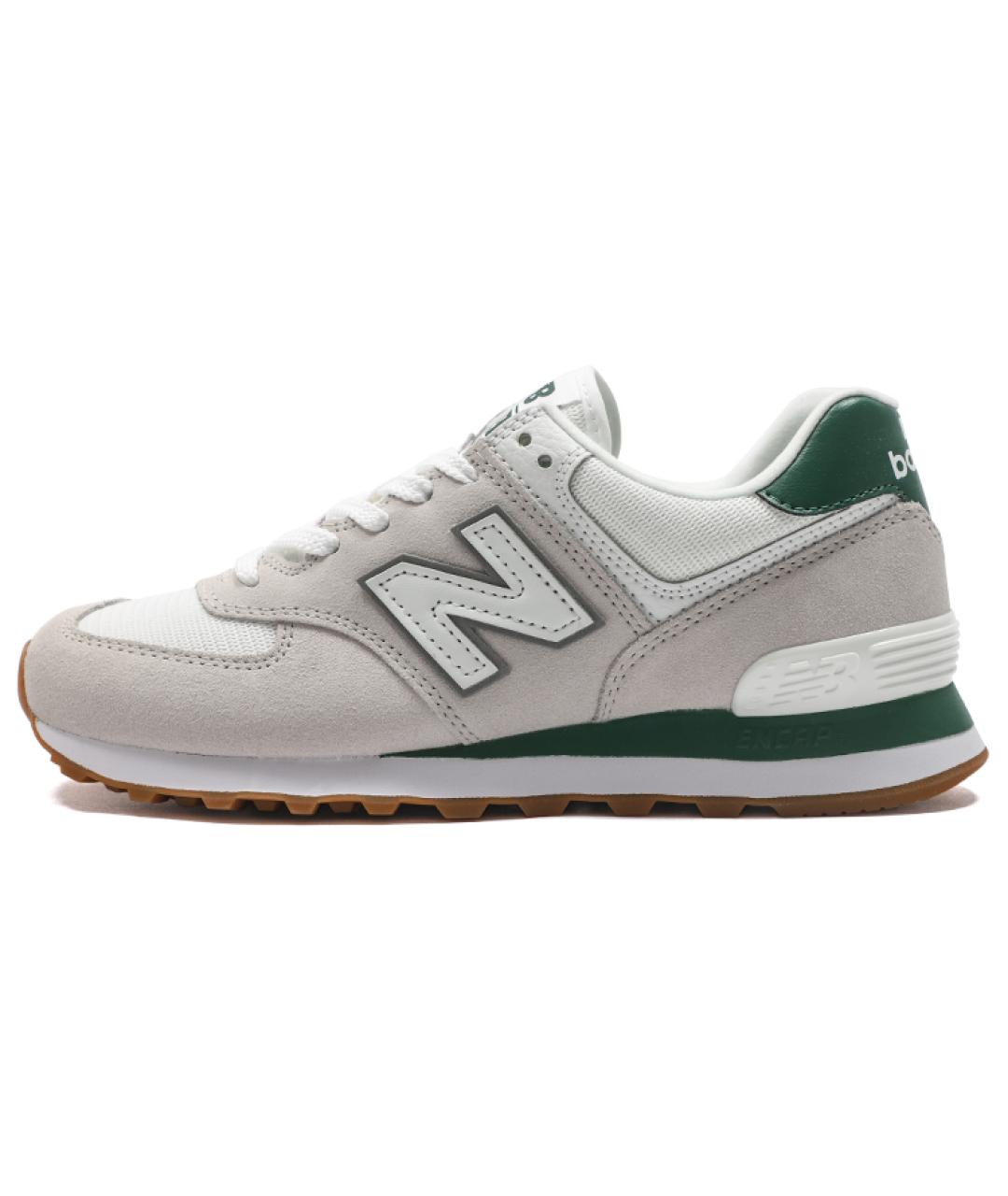 NEW BALANCE Серые замшевые кроссовки, фото 2
