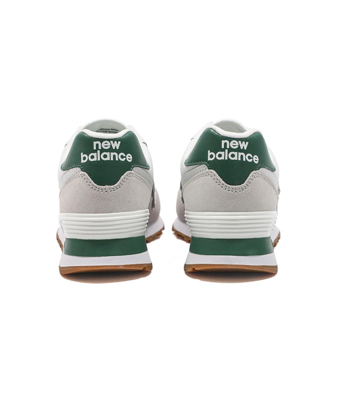 NEW BALANCE Серые замшевые кроссовки, фото 4