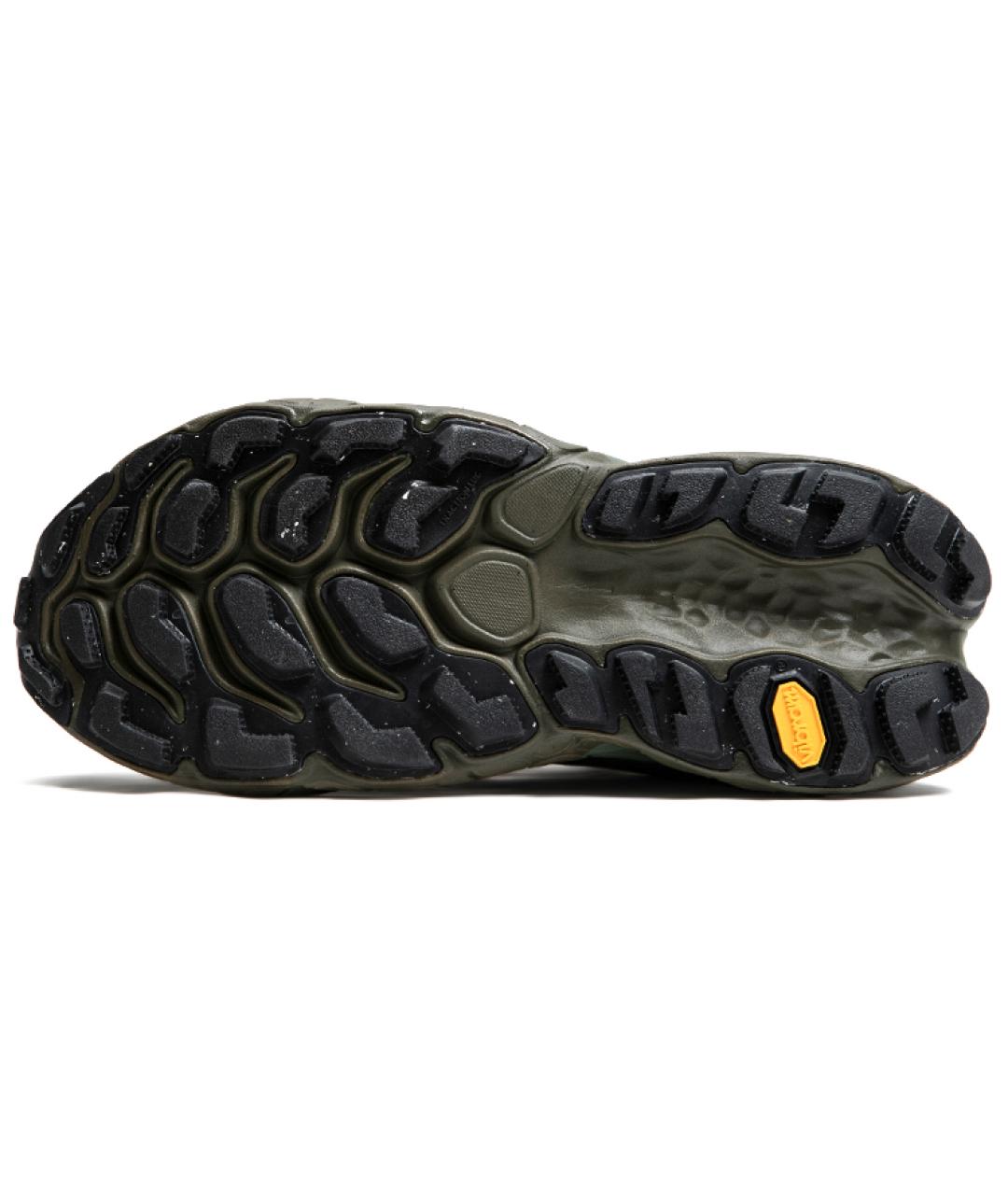 NEW BALANCE Зеленые текстильные высокие кроссовки / кеды, фото 5