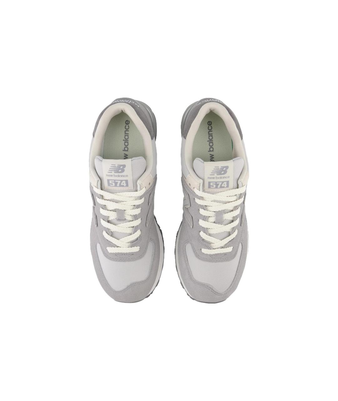 NEW BALANCE Серые замшевые кроссовки, фото 4