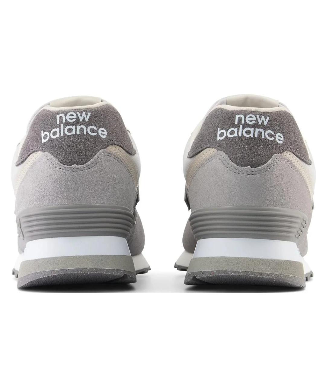 NEW BALANCE Серые замшевые кроссовки, фото 5