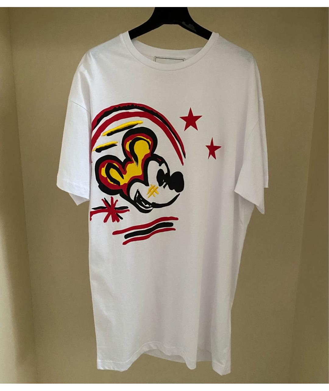 ICEBERG Белая хлопковая футболка, фото 7