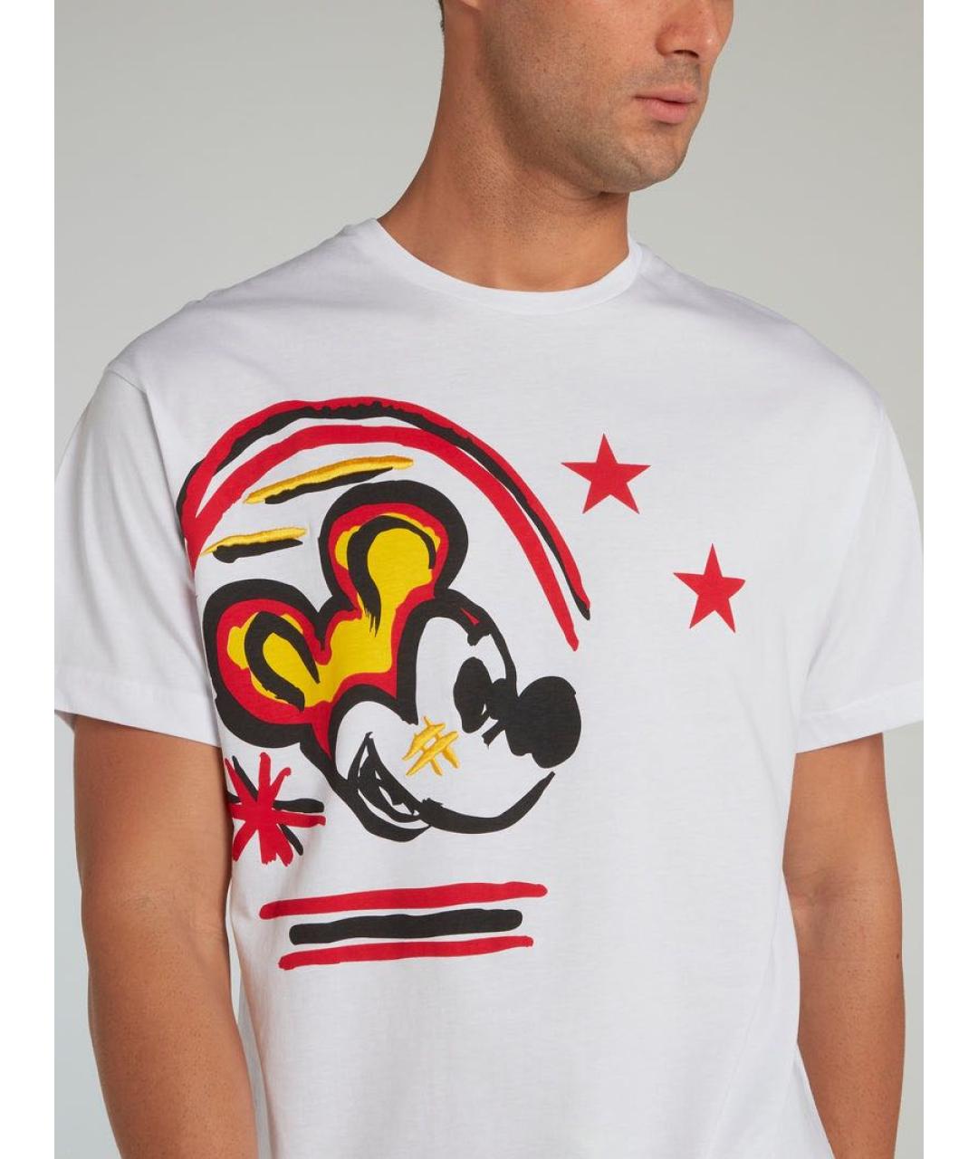 ICEBERG Белая хлопковая футболка, фото 6