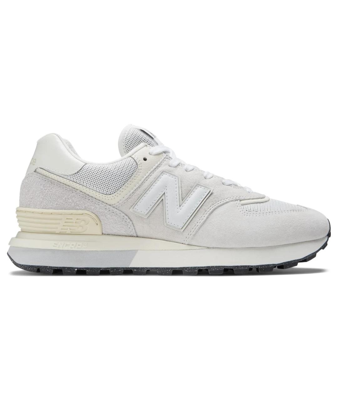 NEW BALANCE Серые замшевые кроссовки, фото 1