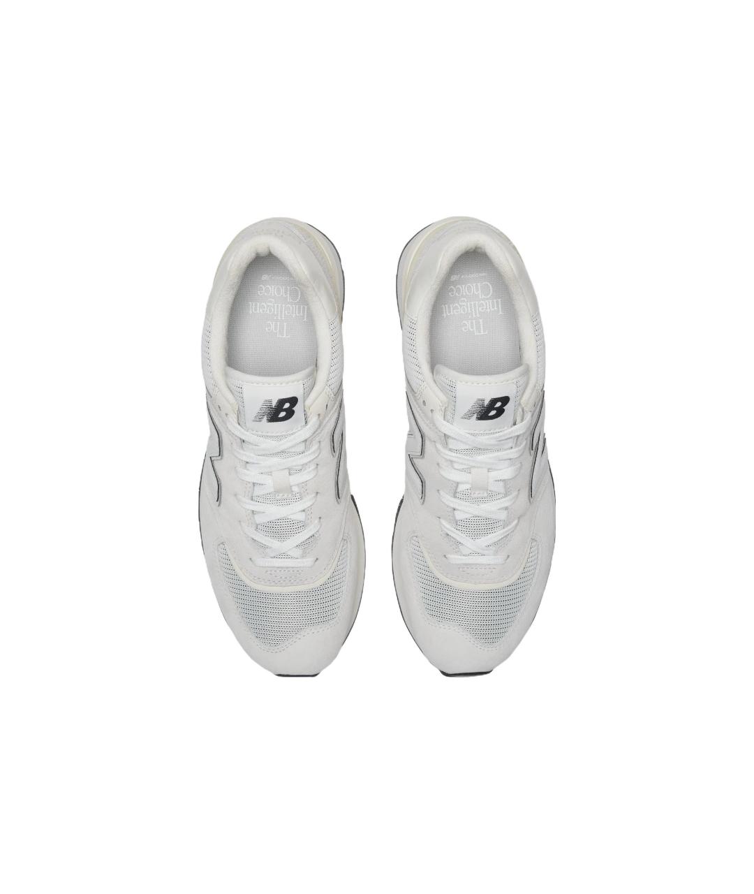NEW BALANCE Серые замшевые кроссовки, фото 4