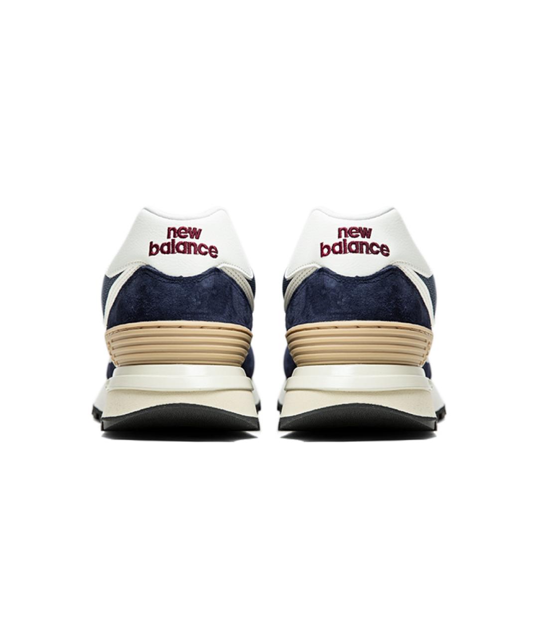 NEW BALANCE Синие замшевые кроссовки, фото 4