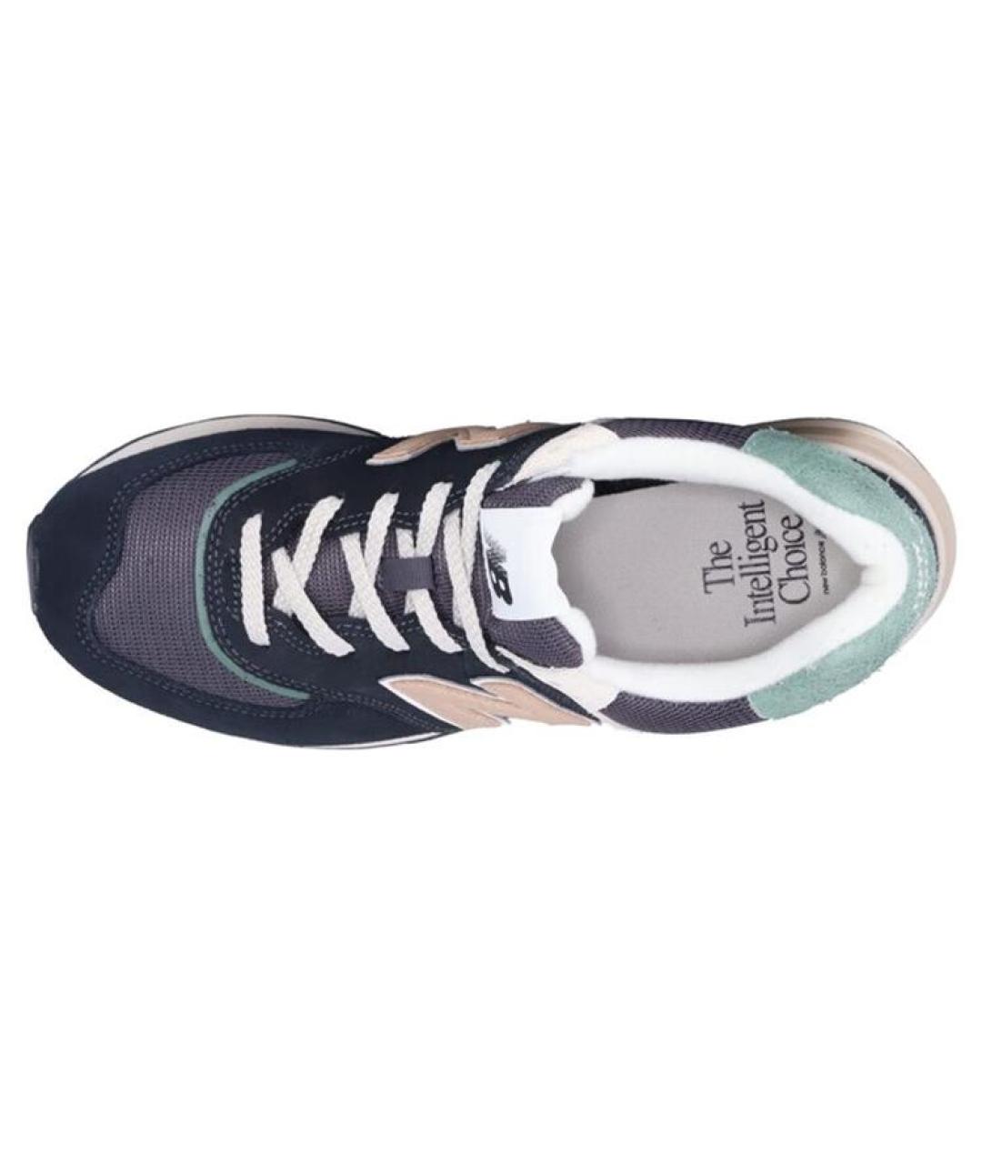 NEW BALANCE Черные замшевые кроссовки, фото 3