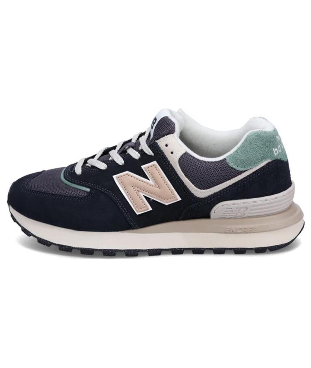 NEW BALANCE Черные замшевые кроссовки, фото 2