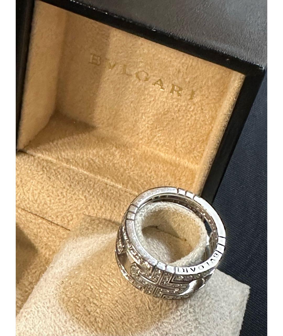 BVLGARI Белое кольцо из белого золота, фото 3