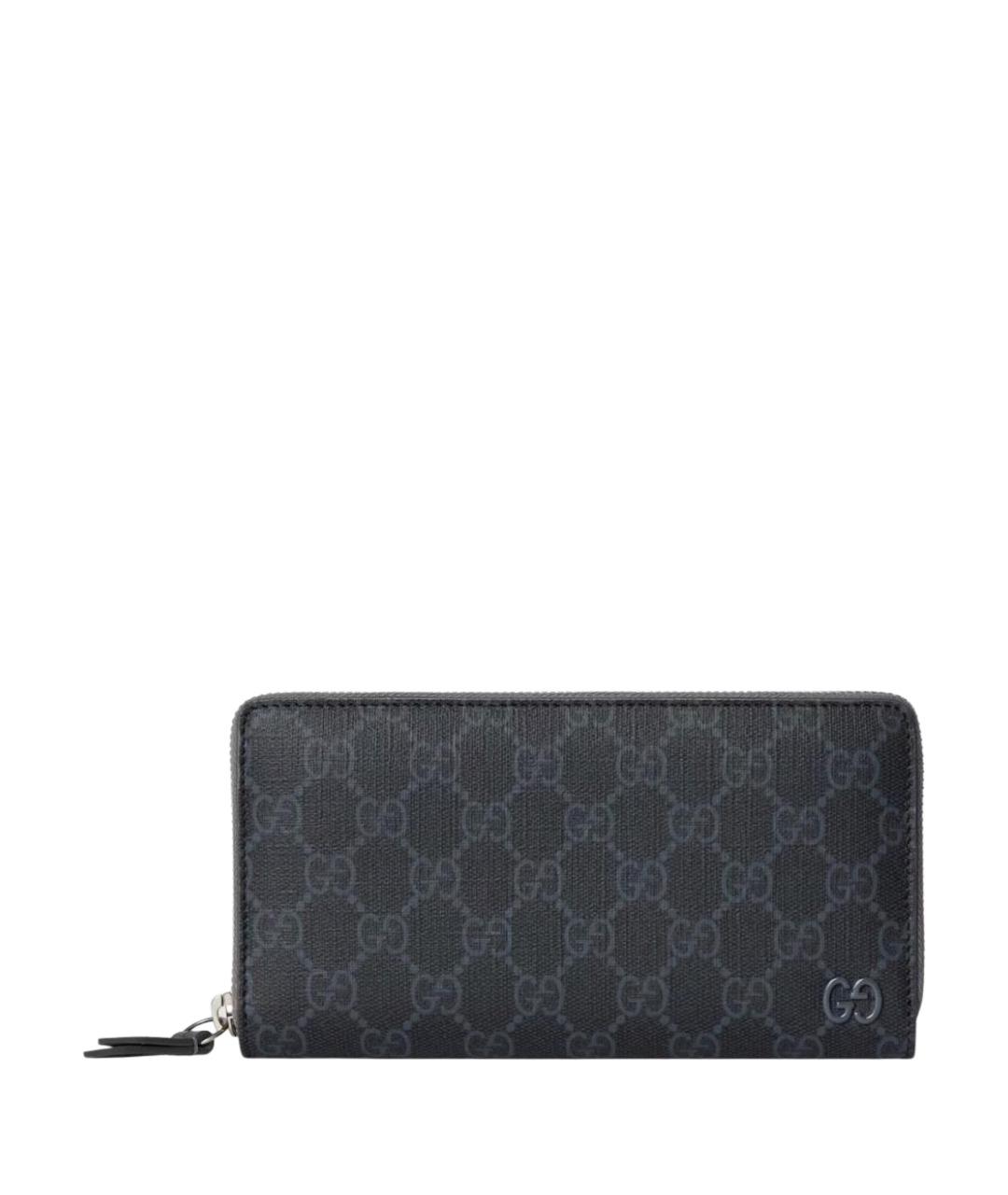 GUCCI Антрацитовый кошелек, фото 1