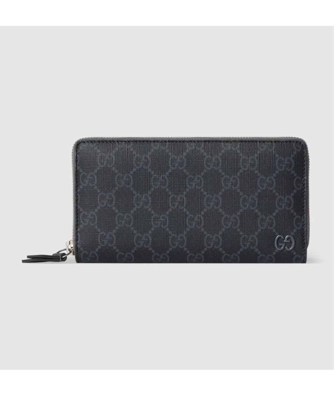 GUCCI Антрацитовый кошелек, фото 5
