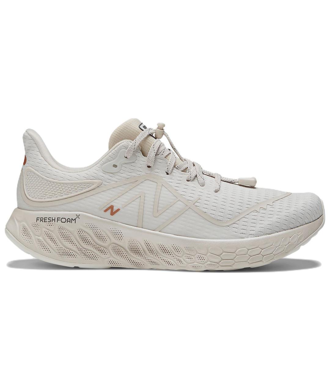 NEW BALANCE Бежевые текстильные низкие кроссовки / кеды, фото 1