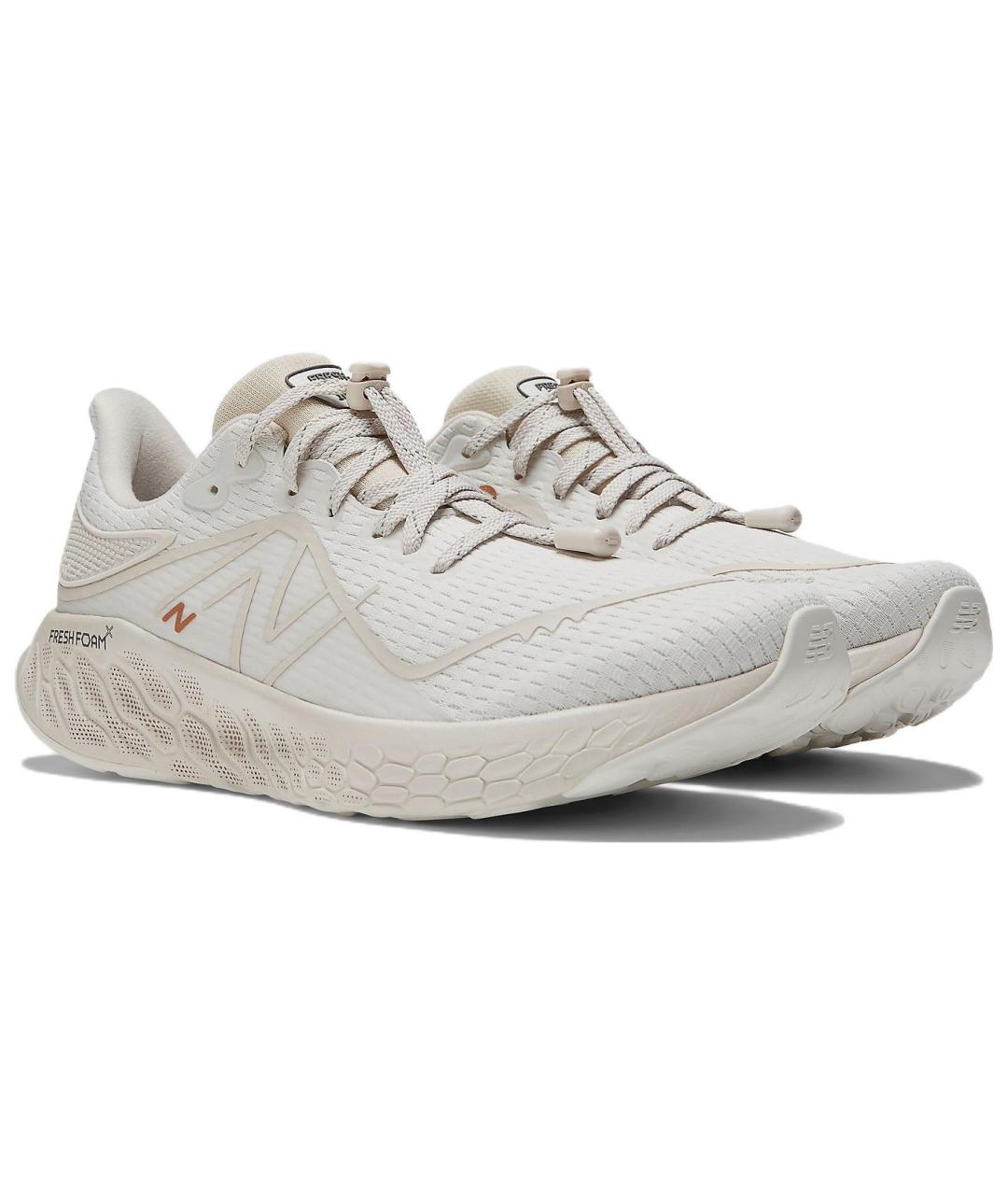 NEW BALANCE Бежевые текстильные низкие кроссовки / кеды, фото 3