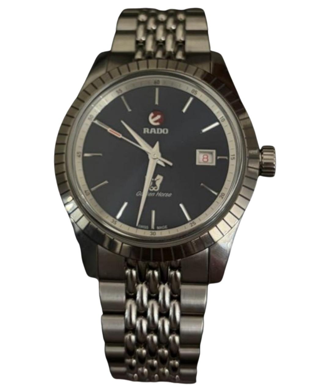 RADO Серебряные стальные часы, фото 1