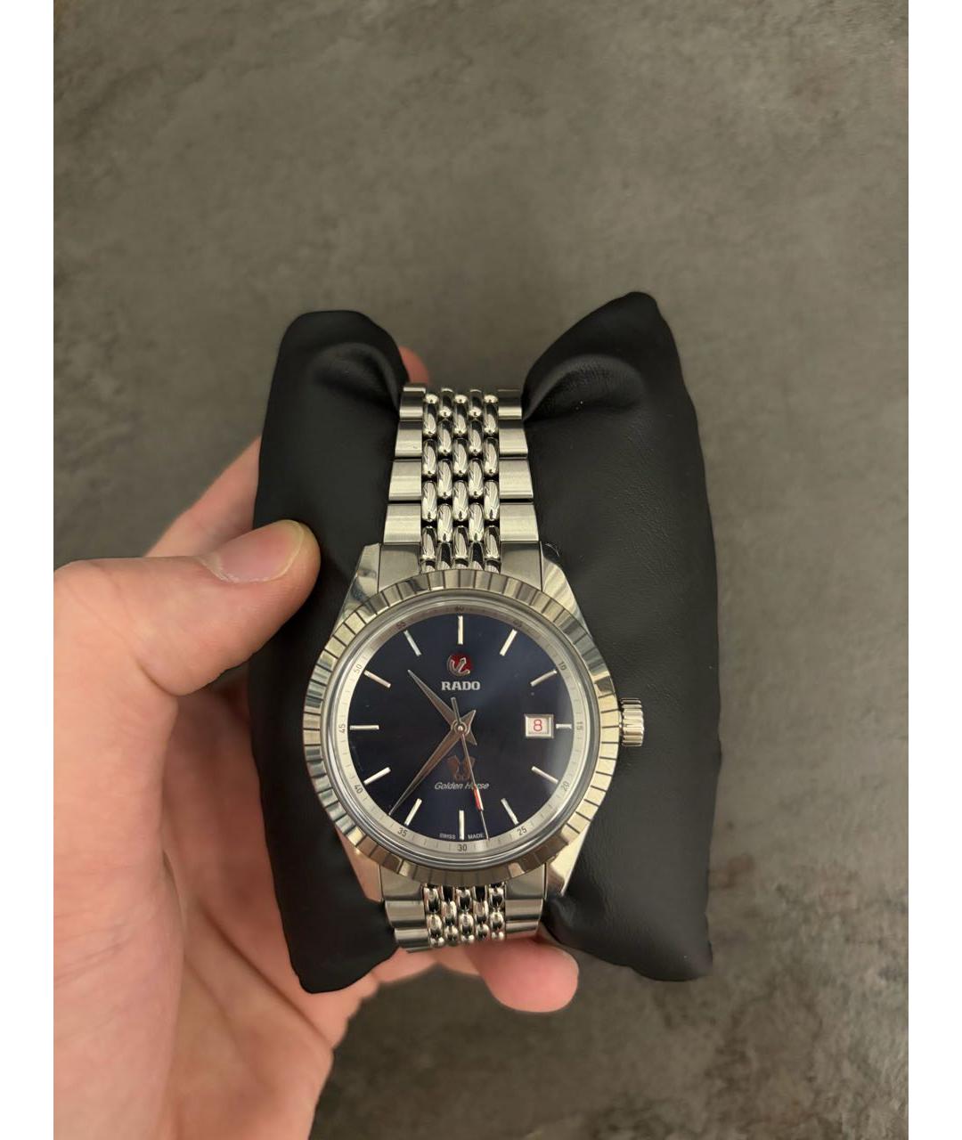 RADO Серебряные стальные часы, фото 6