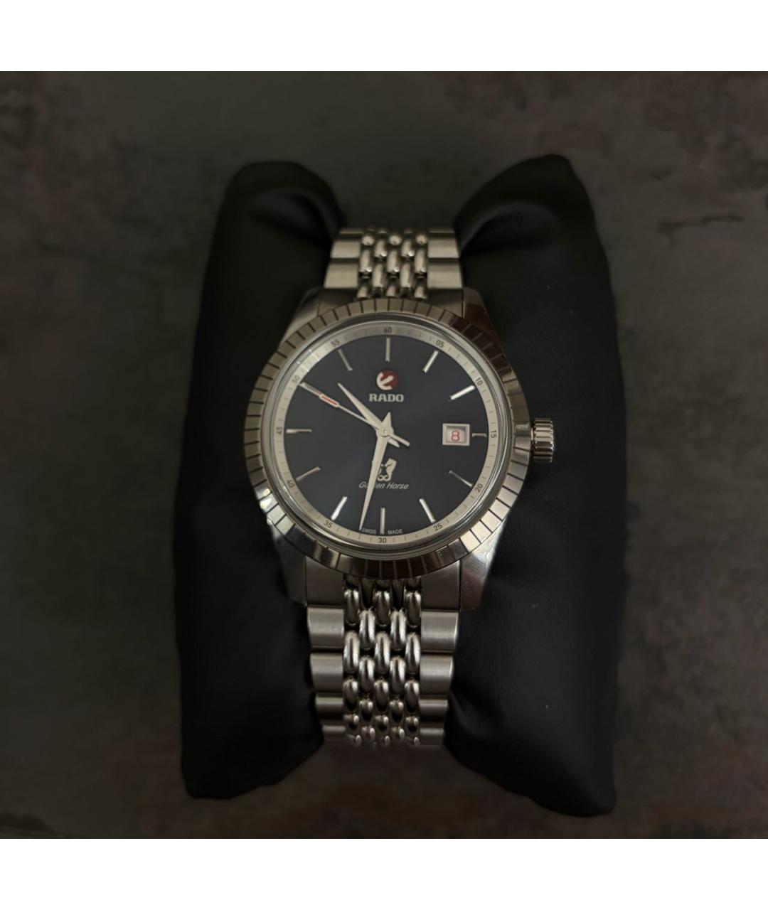 RADO Серебряные стальные часы, фото 8