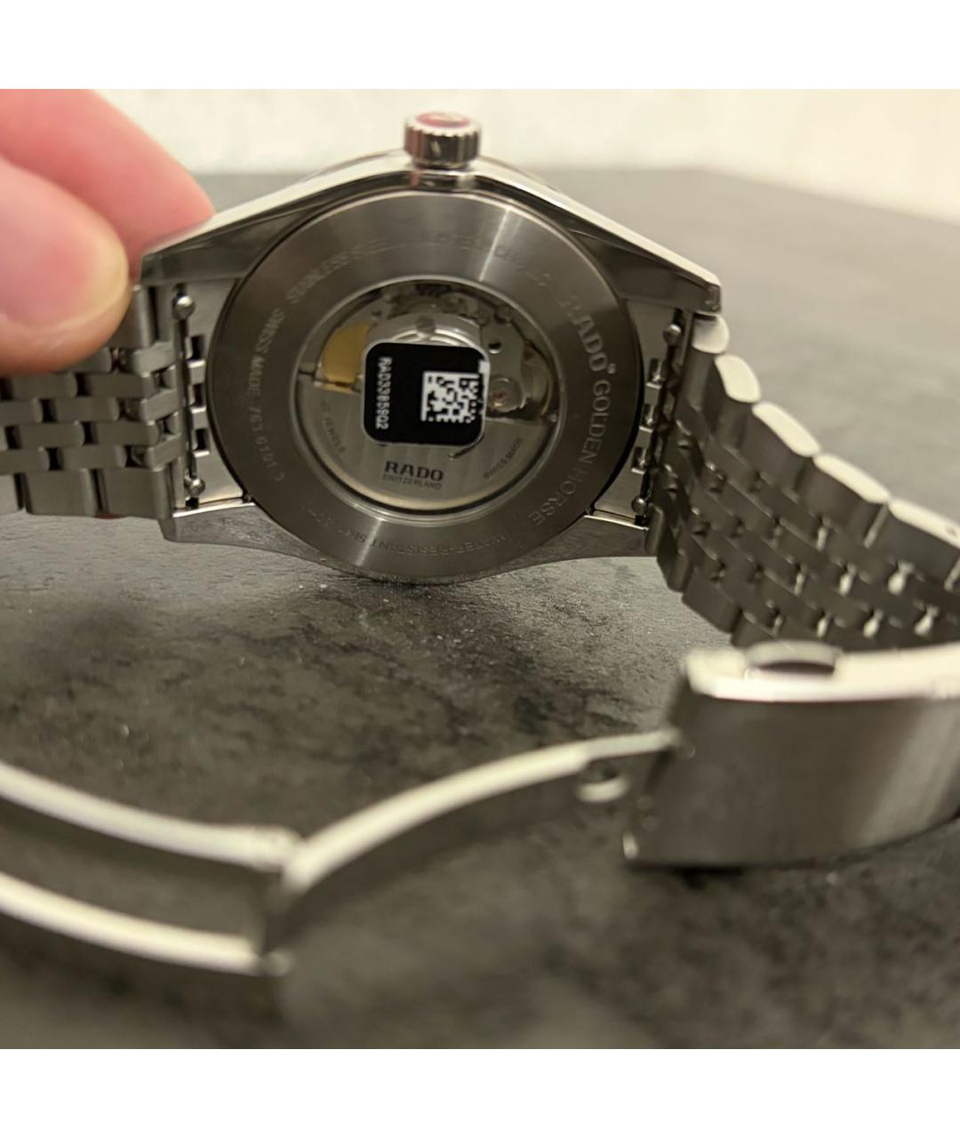 RADO Серебряные стальные часы, фото 2