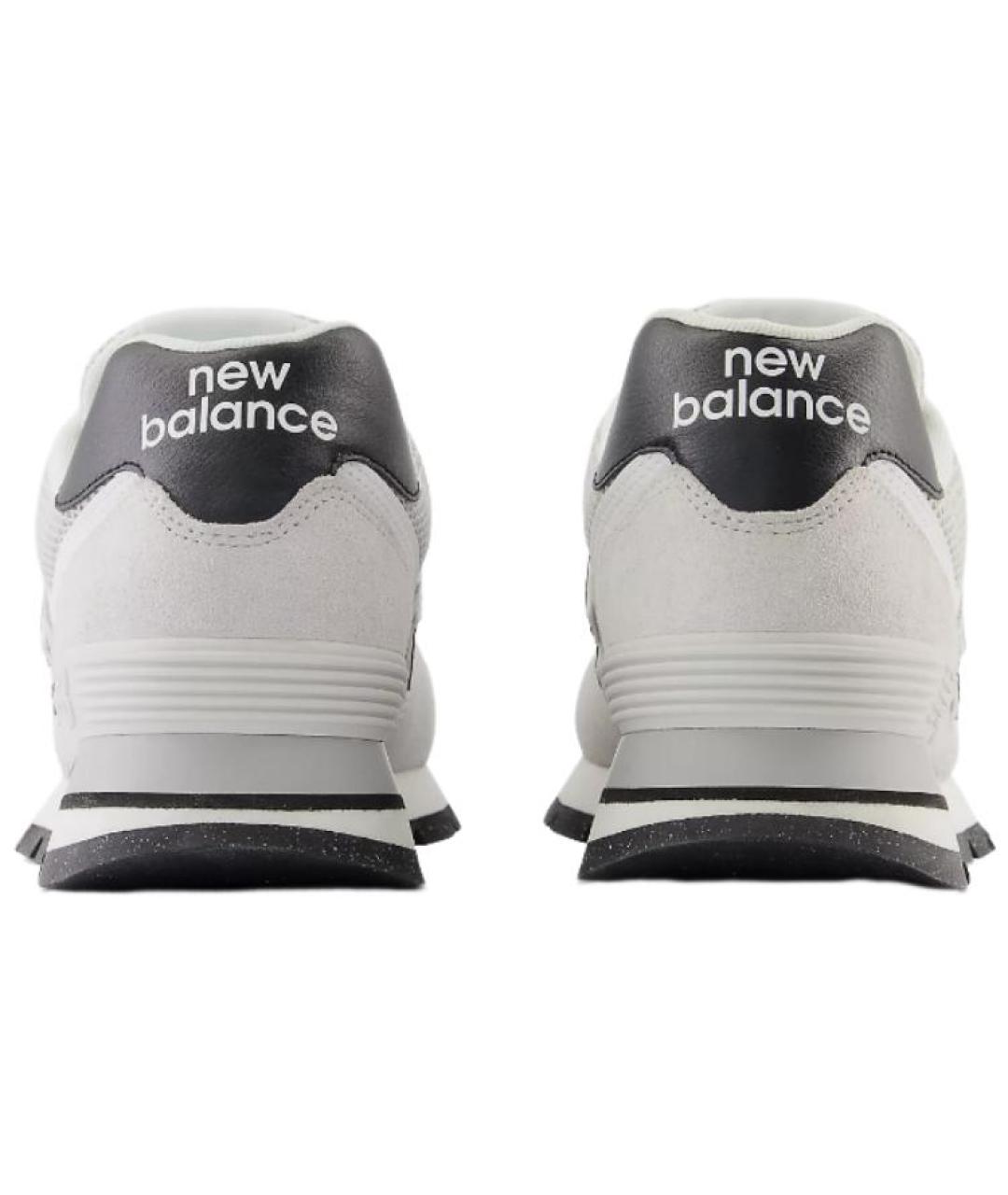 NEW BALANCE Серые замшевые кроссовки, фото 5