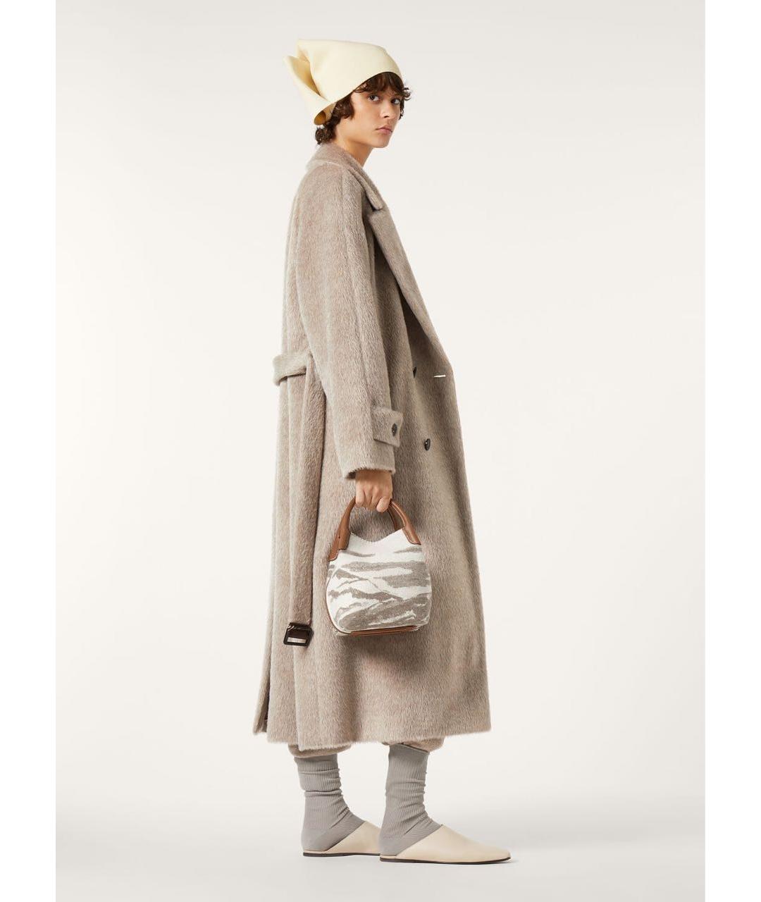 LORO PIANA Серое шерстяное пальто, фото 3