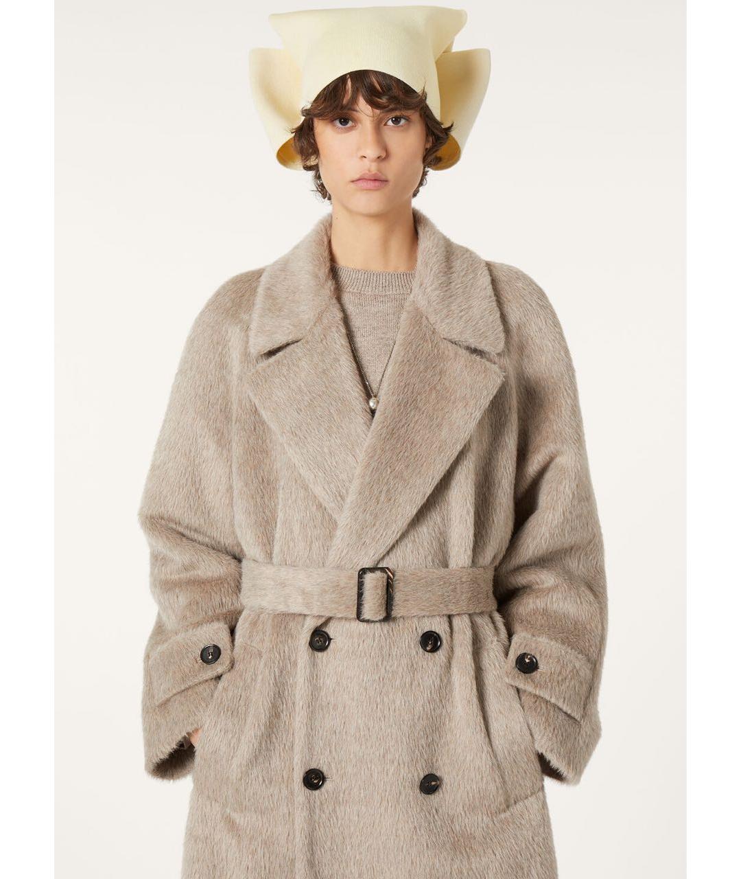 LORO PIANA Серое шерстяное пальто, фото 5